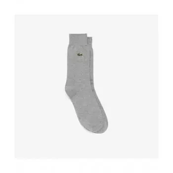 LacoSte Men S basic Plain Gentleman SockS [меланжевый серый] 0TU