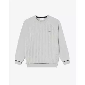 Lacoste Мужской круглый свитер S Cable Ah806e 54n Cca