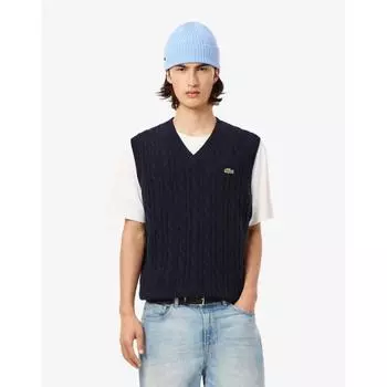 LacoSte Men S Cable V Neck VeSt Ah3132 54n 166 003
