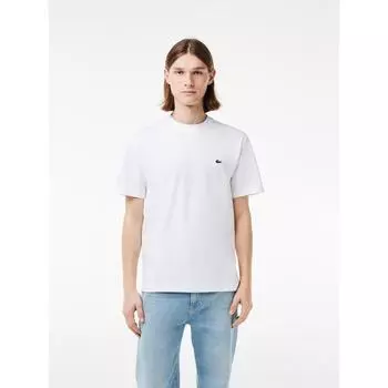 Lacoste Мужская классическая футболка с круглым вырезом TH7318 54g 001 q2nTH7318 54g001 004