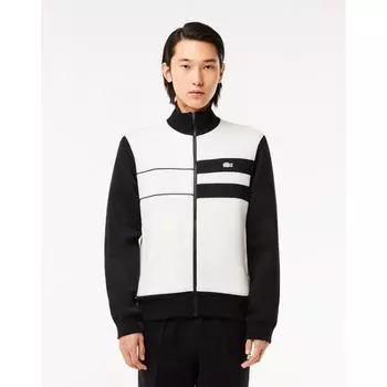 LacoSte Men S Color Matching Textured Panel Match Track Jacket Sh7490 54g 8lp 004