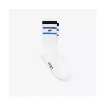 LacoSte Men S Color Tipping Middle SockS [navy] 0TU