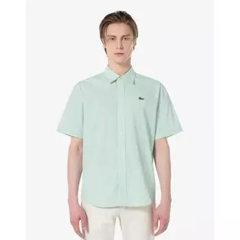 LacoSte Men S Cotton Blend Short Sleeve Shirt Ch049e 54g 001 038