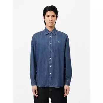 LacoSte Men S Denim Shirt Indigo Ch6267 54n Cdz q2nCh6267 54nCdz 038