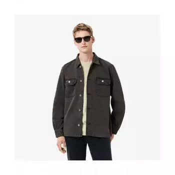 LacoSte Men S Denim Trucker Shirt [black] 040