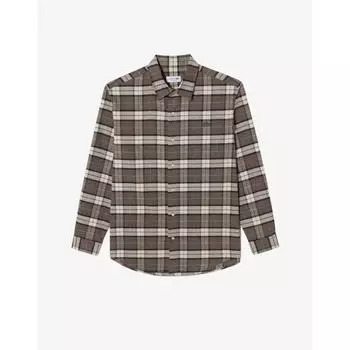 LacoSte Men S Flannel Big Check Shirt Ch202e 54n Six 038