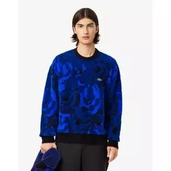 LacoSte Men S Flower Jacquard Pullover Ah3501 54n Ib3 003