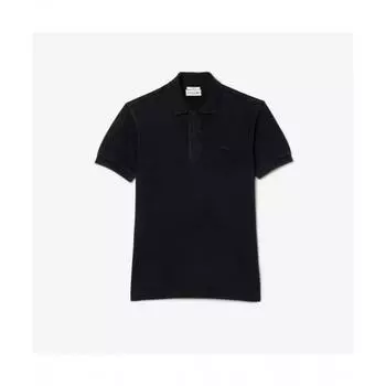 LacoSte Men S garMent Dying Short Sleeve Polo [black] 00M