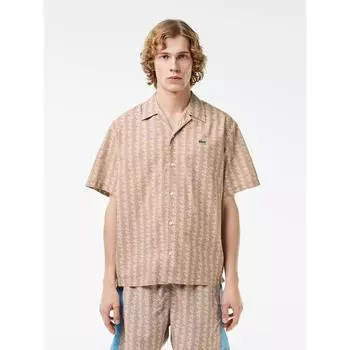 Lacoste Мужская рубашка с коротким рукавом с логотипом L AOP CH8792 54G IRP Q2NCH8792 54GIRP 040
