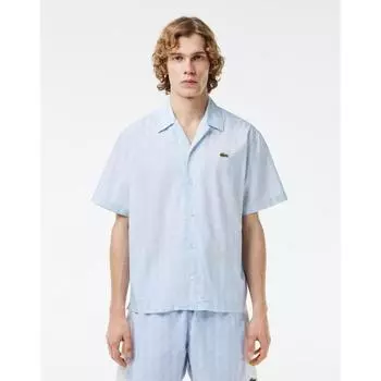 LacoSte Men S L Logo Aop Short SLeeve Shirt Ch8792 54g Wb5 038