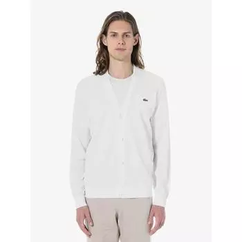Lacoste Мужской однотонный кардиган Lecture Pique AH203E 54G 001 Q2NAH203E 54G001 003