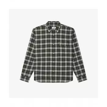 LacoSte Men S Medium Check Cotton Twill Shirt [green] 040
