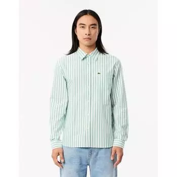 Lacoste Мужская рубашка Oxford Stripe Ch7549 54n Jk1