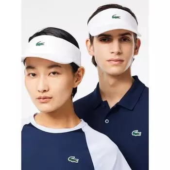 Lacoste Мужской спортивный солнцезащитный козырек из пике Organisation RK3592 54G 001 Q2NRK3592 54G001 0TU