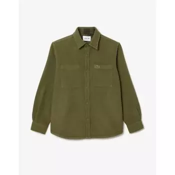 LacoSte Men S reverSible Double Face Flannel Shirt Ch4612 54n Ic3 038