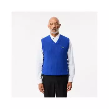 LacoSte Men S Rib tiSSue V Neck VeSt Ah3143 54n Hjm 003
