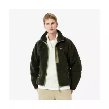 LacoSte Men S Sherpa Fleece blouSon [khaki] 003