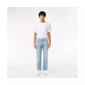 Lacoste Мужские джинсы прямого кроя S [светло-голубые] 034