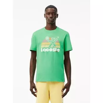 Lacoste Мужская летняя футболка с рисунком Th0784 54g Uyx q2nTh0784 54gUyx 003