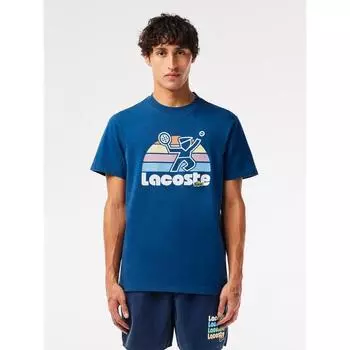 Lacoste Мужская летняя футболка с рисунком Th0784 54g Hbm q2nTh0784 54gHbm 003