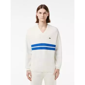 LacoSte Men S Tipping Detail Match V Neck Sweater Ah7654 54g Iup q2nAh7654 54gIup 005