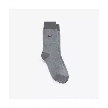 LacoSte Men S Two Tone Men S SockS [melange Gray] 0TU