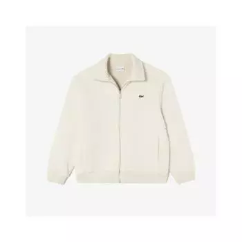 LacoSte Men S Wide Rib Collar Fleece Jacket Sh880e 54n Xfj 003