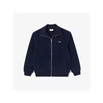 LacoSte Men S Wide Rib Collar Fleece Jacket Sh880e 54n Hde q2nSh880e 54nHde 003