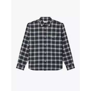 Lacoste Mens Medium Check Cotton Twill Shirt Ch6729 54n I67 q2nCh6729 54nI67 038