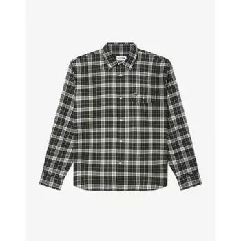 Lacoste Mens Medium Check Cotton Twill Shirt Ch6729 54n I68 040