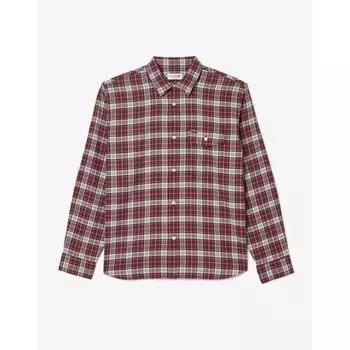 Lacoste Mens Medium Check Cotton Twill Shirt Ch6729 54n I65 040