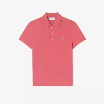 LACOSTE Мужская базовая футболка-поло Slim Fit [Розовый индиго] 003
