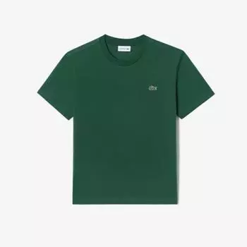 LACOSTE Мужская базовая футболка с круглым вырезом [зеленый]