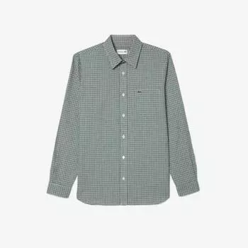 LACOSTE Мужская фланелевая рубашка в клетку CH6266 53N DCJ