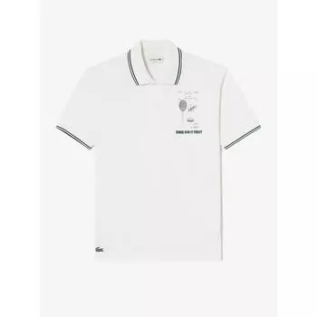 Lacoste Мужская футболка-поло RENE DID IT FIRST GRAPHIC PH8008 54G 70V Q2NPH8008 54G70V 005