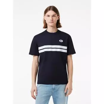 Lacoste Мужская футболка с цветным принтом сзади и крупным графическим принтом TH8590 54G HDE Q2NTH8590 54GHDE 003