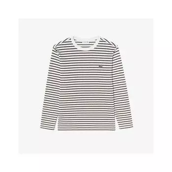 Lacoste Мужская футболка с длинным рукавом в полоску Th267e 54n Bzd 003