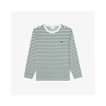 Lacoste Мужская футболка с длинным рукавом в полоску Th267e 54n Yzp 003