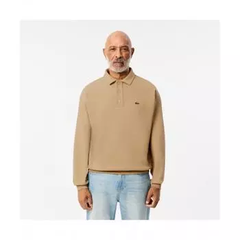 Lacoste Мужская футболка с двойным воротником пике [бежевый] 003