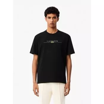Lacoste Мужская футболка с коротким рукавом и надписью MIF TH3836 54N 031 Q2NTH3836 54N031 004