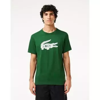 Lacoste Мужская футболка с коротким рукавом с надписью Big Croc TH8937 54 г 291 004