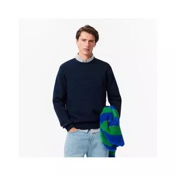 LacoSTe Мужская футболка с круглым вырезом и принтом «крокодил» Sh3595 54n 166 004