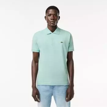 LACOSTE Мужская рубашка-поло классического кроя с короткими рукавами [мятный] 004