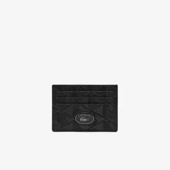 LACOSTE Мужская визитница Monogramme Monogram [черный]