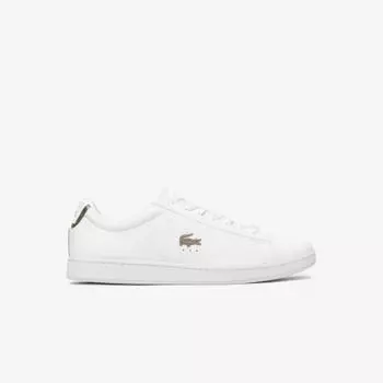 LACOSTE Мужские Кроссовки Canabi Evo Leather Platinum Detail [Белый] 250