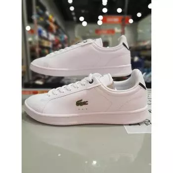 Lacoste Мужские кроссовки Canabi Pro белые темно-синие 745SMA0110 042 LASH34M02578