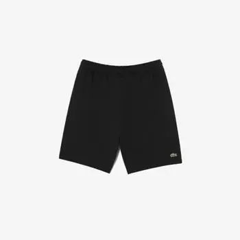 LACOSTE Мужские однотонные спортивные шорты [черный]