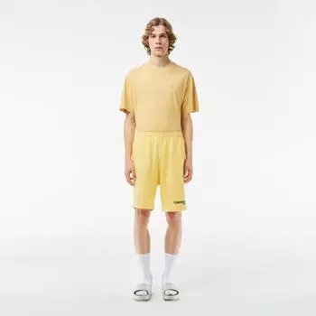 LACOSTE Мужские шорты с надписью SUMMER PACK [ТЕМНО-ЖЕЛТЫЙ] 004