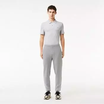 LACOSTE Мужские спортивные брюки ACTIVE Double Face [Серый меланж]