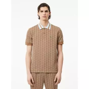 Lacoste Мужское поло из жаккарда с монограммой DH1417 54G IRP Q2NDH1417 54GIRP 004